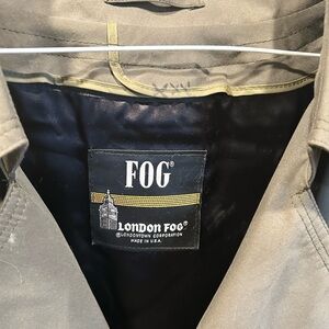 London Fog Men's Olive Trench Coat